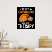 Empanadas Therapy Poster (Keuken)