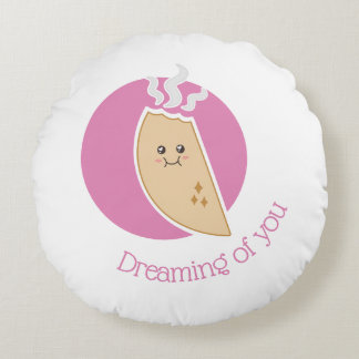 Empanadita power rond kussen