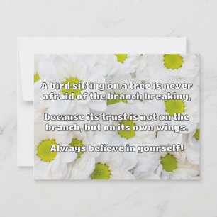 Empath Belief Positieve Aanmoediging Quote Briefkaart