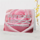 Empath Belief Positieve Aanmoediging Quote Kaart (Gele Bloem)
