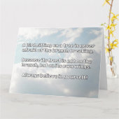 Empath Belief Positieve Aanmoediging Quote Kaart (Gele Bloem)
