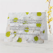 Empath Belief Positieve Aanmoediging Quote Kaart (Gele Bloem)