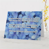 Empath Belief Positieve Aanmoediging Quote Kaart (Gele Bloem)