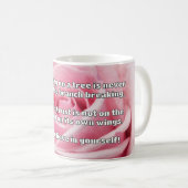 Empath Belief Positieve Aanmoediging Quote Koffiemok (Voorkant rechts)