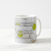 Empath Belief Positieve Aanmoediging Quote Koffiemok (Voorkant rechts)