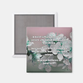 Empath Belief Positieve Aanmoediging Quote Magneet (Voorkant / Achterkant)