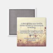 Empath Belief Positieve Aanmoediging Quote Magneet (Voorkant / Achterkant)