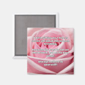Empath Belief Positieve Aanmoediging Quote Magneet (Voorkant / Achterkant)