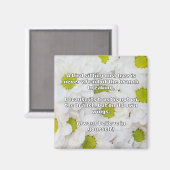 Empath Belief Positieve Aanmoediging Quote Magneet (Voorkant / Achterkant)