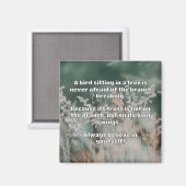 Empath Belief Positieve Aanmoediging Quote Magneet (Voorkant / Achterkant)
