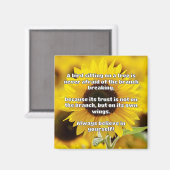 Empath Belief Positieve Aanmoediging Quote Magneet (Voorkant / Achterkant)