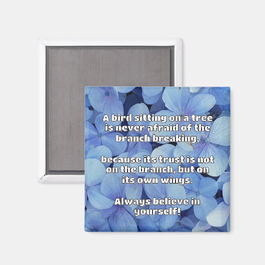 Empath Belief Positieve Aanmoediging Quote Magneet (Voorkant / Achterkant)