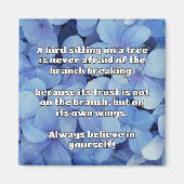 Empath Belief Positieve Aanmoediging Quote Magneet (Voorkant)