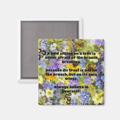 Empath Belief Positieve Aanmoediging Quote Magneet (Voorkant / Achterkant)