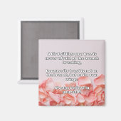 Empath Belief Positieve Aanmoediging Quote Magneet (Voorkant / Achterkant)