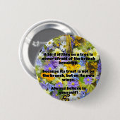 Empath Belief Positieve Aanmoediging Quote Ronde Button 5,7 Cm (Voorkant /achterkant)