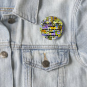 Empath Belief Positieve Aanmoediging Quote Ronde Button 5,7 Cm (In situ)