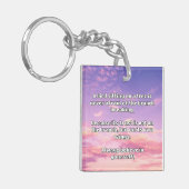 Empath Belief Positieve Aanmoediging Quote Sleutelhanger (Voorkant Links)