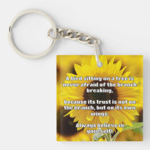 Empath Belief Positieve Aanmoediging Quote Sleutelhanger