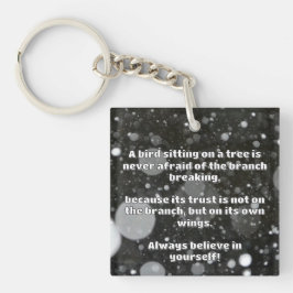 Empath Belief Positieve Aanmoediging Quote Sleutelhanger