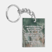 Empath Belief Positieve Aanmoediging Quote Sleutelhanger (Voorkant Links)