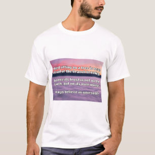 Empath Belief Positieve Aanmoediging Quote T-shirt