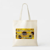 Empath Belief Positieve Aanmoediging Quote Tote Bag (Achterkant)