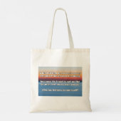 Empath Belief Positieve Aanmoediging Quote Tote Bag (Achterkant)