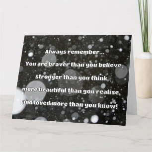 Empath Bravery Positieve Aanmoediging Quote Kaart