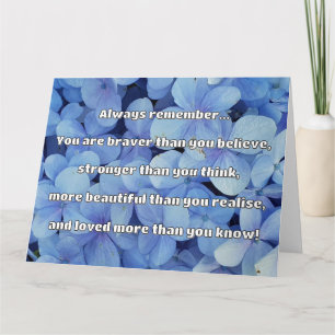 Empath Bravery Positieve Aanmoediging Quote Kaart