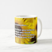 Empath Bravery Positieve Aanmoediging Quote Koffiemok (Voorkant rechts)