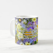 Empath Bravery Positieve Aanmoediging Quote Koffiemok (Voorkant links)