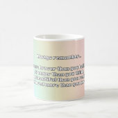 Empath Bravery Positieve Aanmoediging Quote Koffiemok (Center)