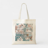 Empath Bravery Positieve Aanmoediging Quote Tote Bag (Achterkant)
