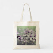 Empath Bravery Positieve Aanmoediging Quote Tote Bag (Achterkant)