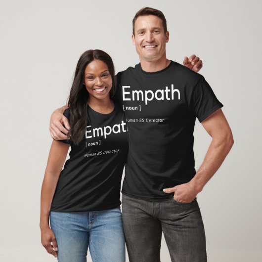 Empath Definition Human BS Detector Funny Gift T-shirt (Unisex)