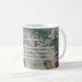 Empath Moed Positieve Aanmoedigingsquote Koffiemok (Voorkant rechts)