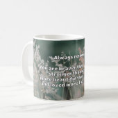 Empath Moed Positieve Aanmoedigingsquote Koffiemok (Voorkant links)
