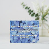 Empath Shine positieve aanmoedigingsquote Briefkaart (Staand voorkant)