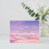 Empath Shine positieve aanmoedigingsquote Briefkaart (Staand voorkant)