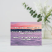 Empath Shine positieve aanmoedigingsquote Briefkaart (Staand voorkant)