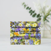 Empath Shine positieve aanmoedigingsquote Briefkaart (Staand voorkant)