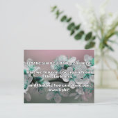 Empath Shine positieve aanmoedigingsquote Briefkaart (Staand voorkant)