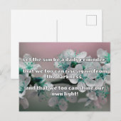 Empath Shine positieve aanmoedigingsquote Briefkaart (Voorkant / Achterkant)