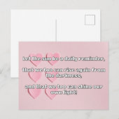 Empath Shine positieve aanmoedigingsquote Briefkaart (Voorkant / Achterkant)