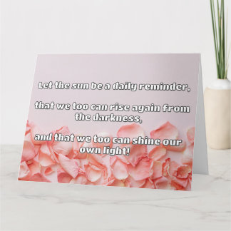 Empath Shine positieve aanmoedigingsquote Kaart