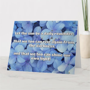 Empath Shine positieve aanmoedigingsquote Kaart