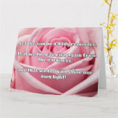 Empath Shine positieve aanmoedigingsquote Kaart (Gele Bloem)