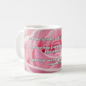 Empath Shine positieve aanmoedigingsquote Koffiemok (Voorkant links)