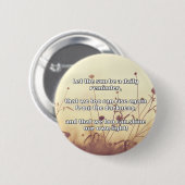 Empath Shine positieve aanmoedigingsquote Ronde Button 5,7 Cm (Voorkant /achterkant)